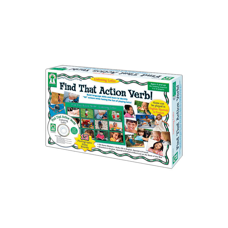 JUEGO AUDITIVO SNAP "FIND THAT ACTION VERB" INGLÉS