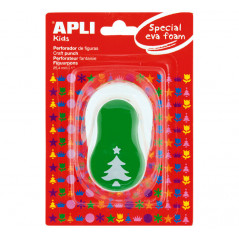 TALADRO CREATIVO APLI KIDS FIGURA ÁRBOL NAVIDAD