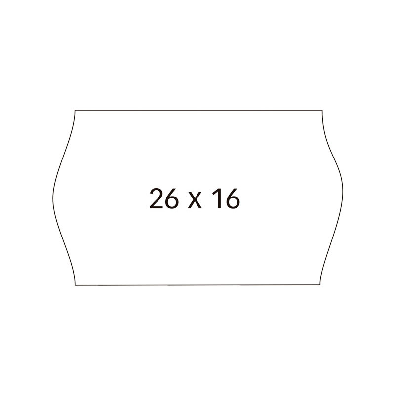 PACK 6 ROLLOS APLI PARA ETIQUETADORA 21x12mm SINUSOIDAL