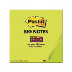 NOTAS EXTRA GRANDES POST-IT SUPER STICKY 55.8x55.8cm