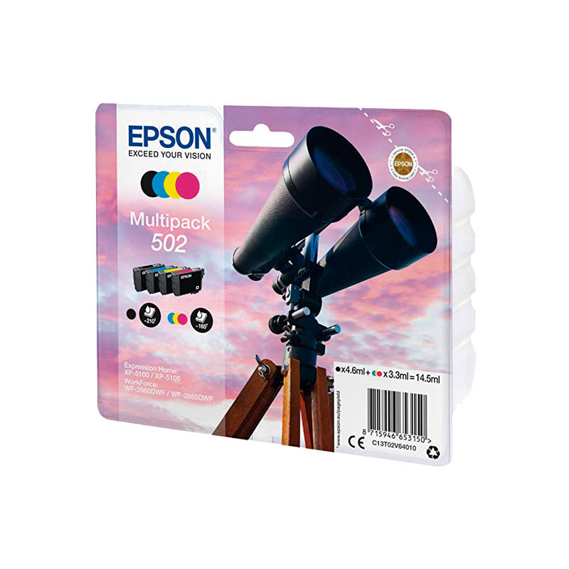 MULTIPACK INKJET EPSON ORIGINAL Nº502