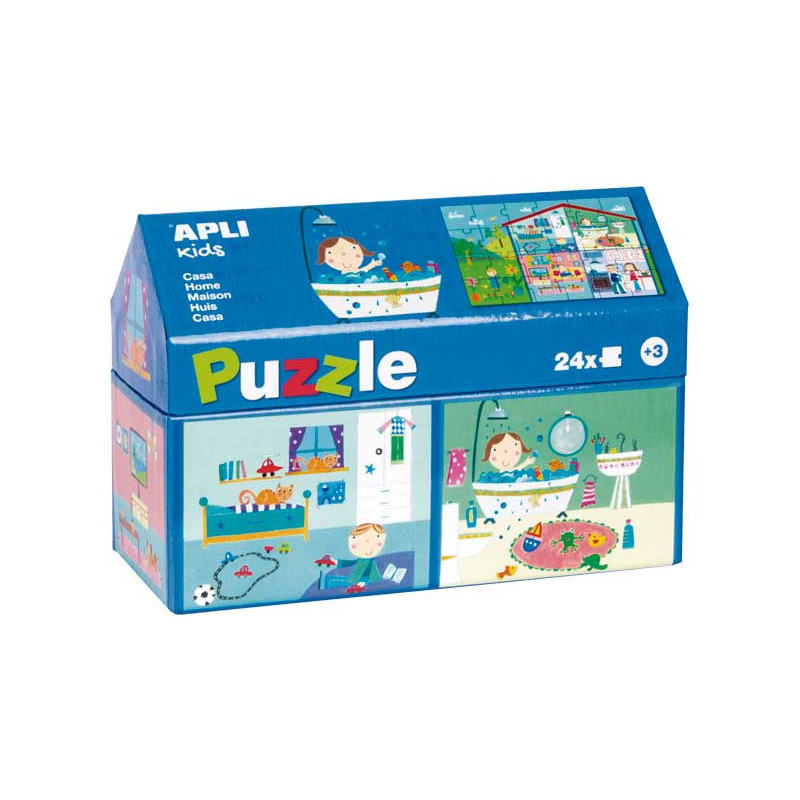 CAJA PUZZLE APLI KIDS "LA CASA"