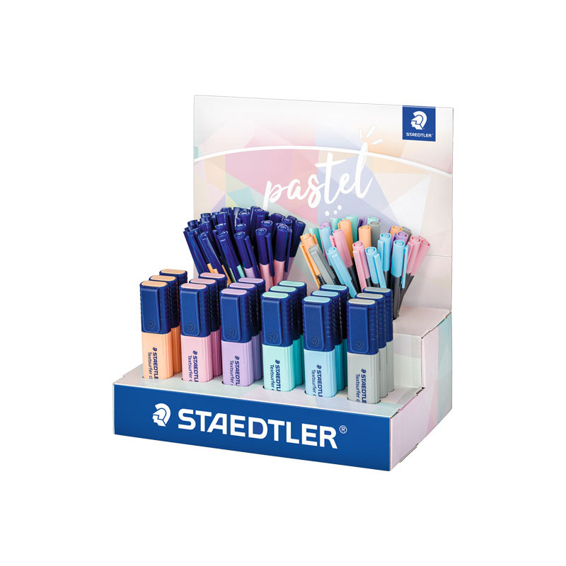 EXPOSITOR 78 ROTULADORES STAEDTLER PASTEL
