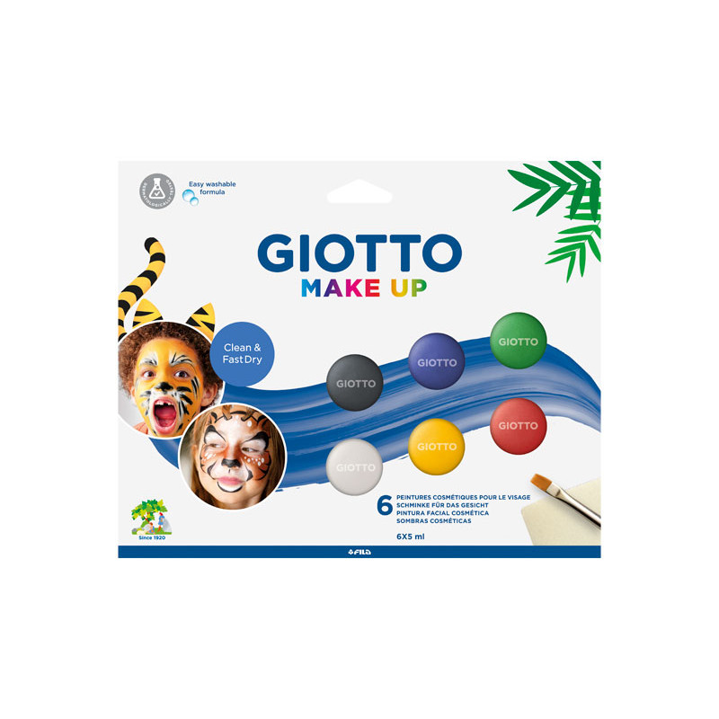 SET 6 BOTES GIOTTO MAKE UP CLASSIC COLOURS
