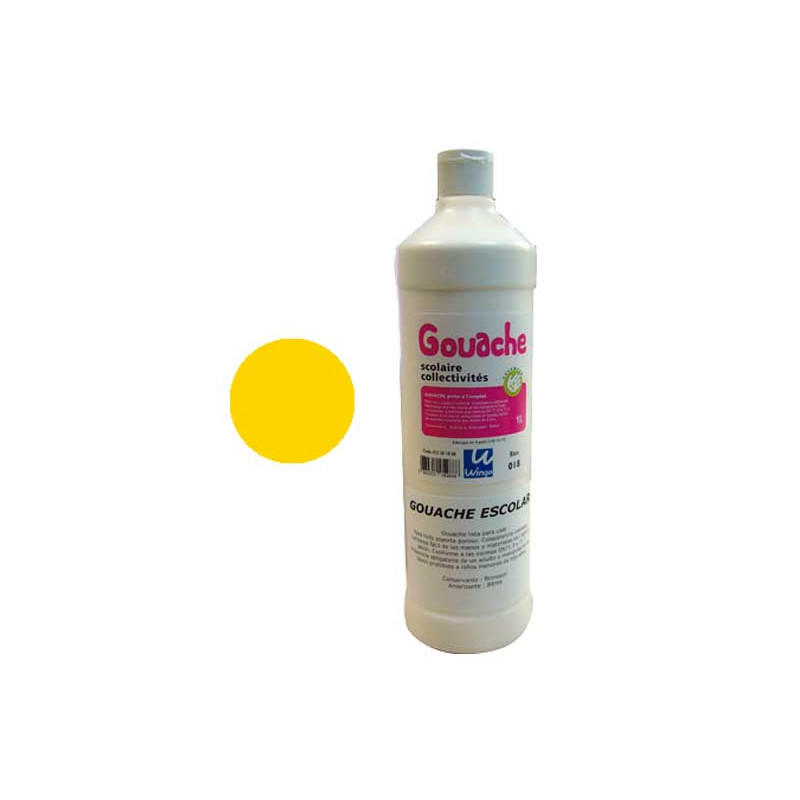 BOTELLA WINGO GOUACHE ESCOLAR 1l