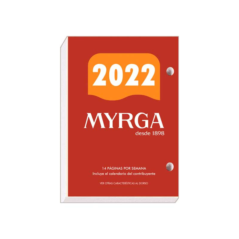 CALENDARIO 2022 MYRGA "TACO Nº2" 8,3x12cm CASTELLANO