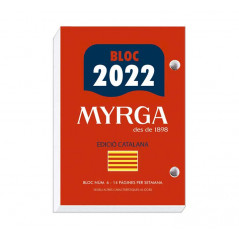 CALENDARIO 2022 MYRGA "TACO Nº6" 8,3x12cm CATALÁN