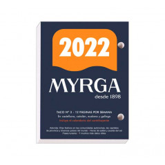 CALENDARIO 2022 MYRGA "TACO Nº3" 8,3x11cm