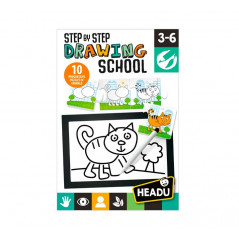 SET DIBUJO HEADU STEP BY STEP "DRAWING SCHOOL"