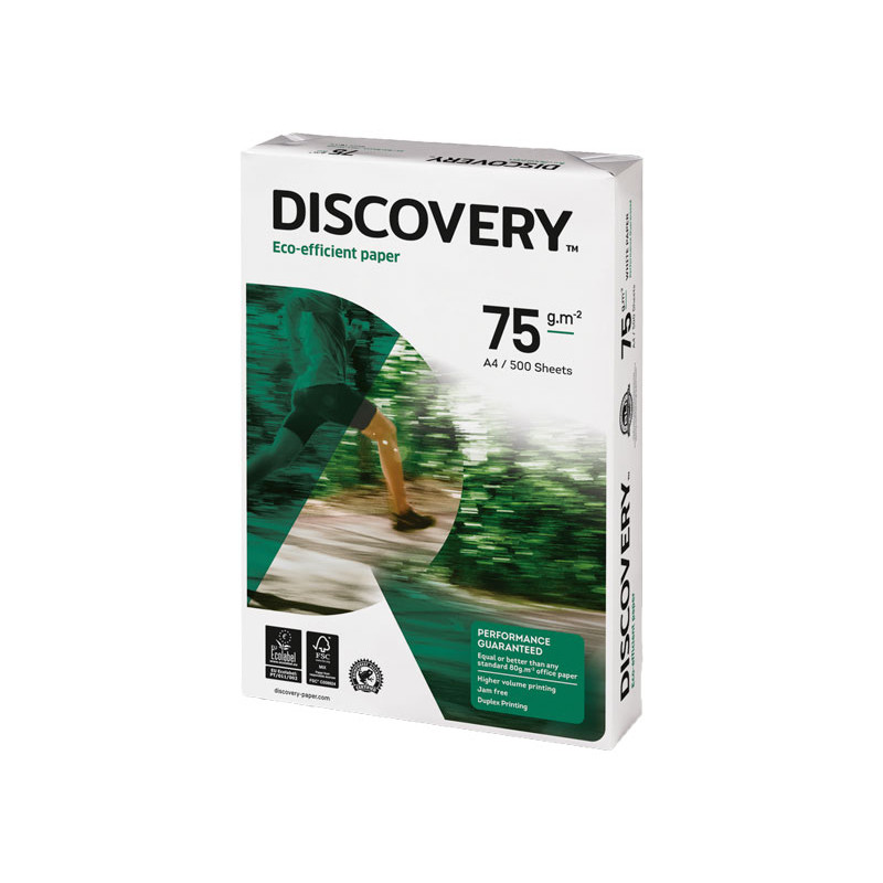 Caja 5 Paquetes 500h Papel Discovery A4 75gr Office24