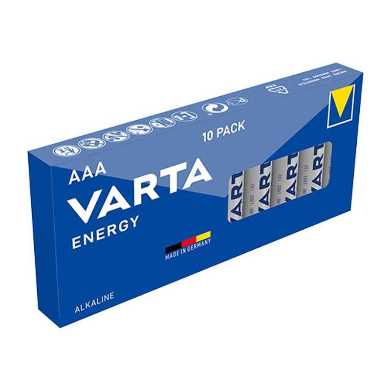 PACK 10 PILAS VARTA ALCALINAS LR03