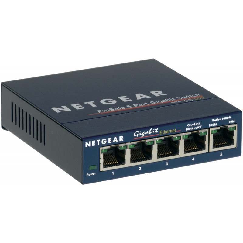 GS105 NO ADMINISTRADO GIGABIT ETHERNET (10/100/1000) AZUL