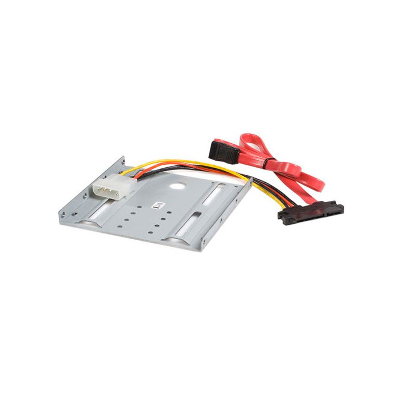 JUEGO KIT ADAPTADOR BANDEJA DE MONTAJE UNIDAD DE DISCO DURO SATA DE 2,5IN PULGADAS A 3,5