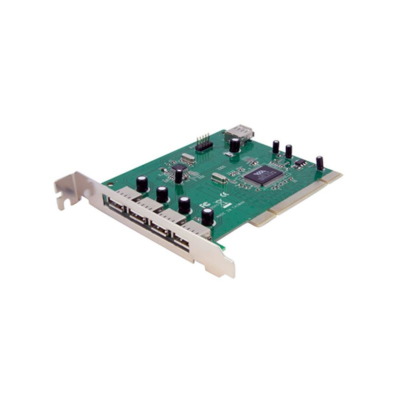 ADAPTADOR TARJETA PCI USB 2.0 DE ALTA VELOCIDAD 7 PUERTOS - 4 EXTERNOS Y 3 INTERNOS