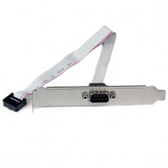 ADAPTADOR DE 40CM DE HEADER BRACKET SERIE DB9 RS232 A IDC 10 PINES PARA PLACA BASE - CABEZAL SERIAL