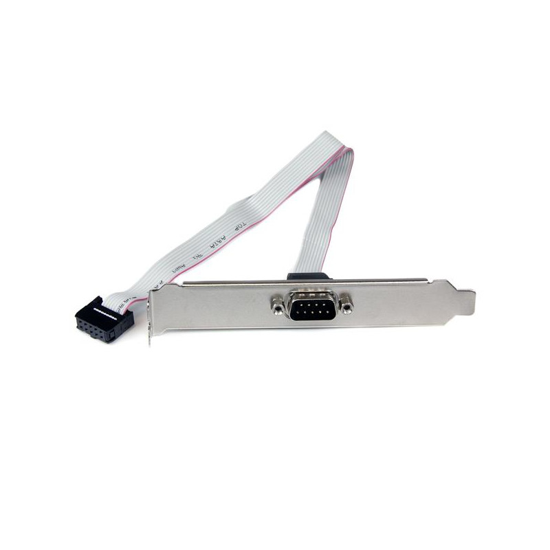 ADAPTADOR DE 40CM DE HEADER BRACKET SERIE DB9 RS232 A IDC 10 PINES PARA PLACA BASE - CABEZAL SERIAL