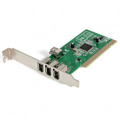 ADAPTADOR TARJETA CONTROLADORA FIREWIRE 400 PCI 4 PUERTOS FW 6 PIN CHIPSET TI - IEEE 1394A