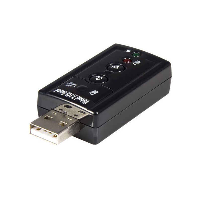 TARJETA DE SONIDO 7,1 VIRTUAL USB EXTERNA ADAPTADOR CONVERSOR