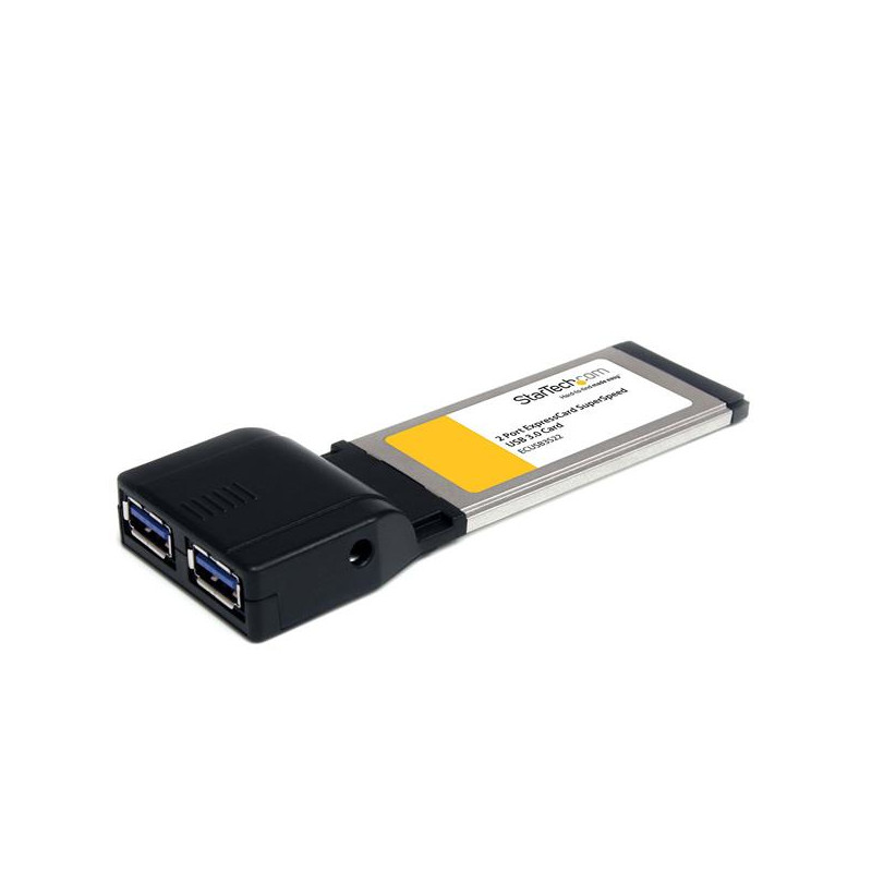 TARJETA ADAPTADOR EXPRESSCARD/34 USB 3.0 SUPERSPEED DE 2 PUERTOS CON UASP