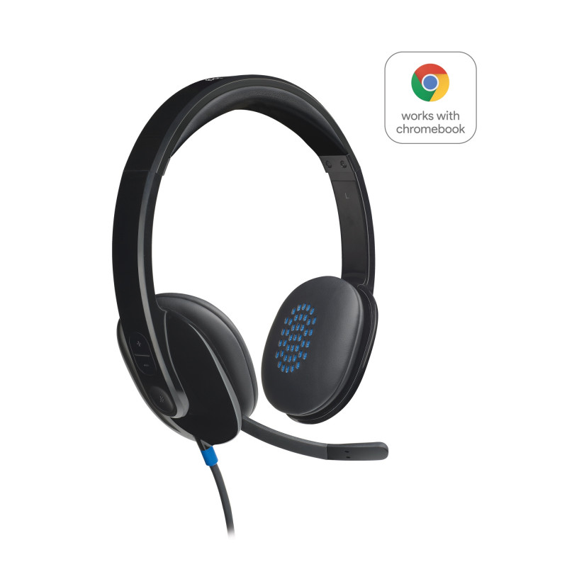 H540 USB COMPUTER HEADSET AURICULARES ALÁMBRICO DIADEMA OFICINA/CENTRO DE LLAMADAS USB TIPO A NEGRO