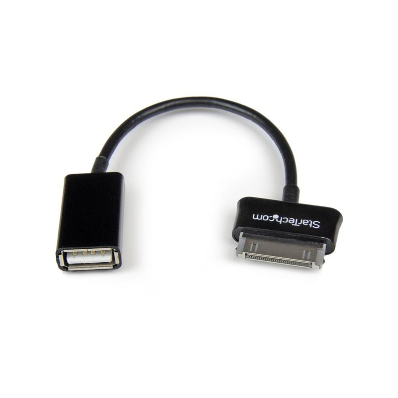 CABLE ADAPTADOR USB OTG PARA SAMSUNG GALAXY TAB - NEGRO - USB A HEMBRA