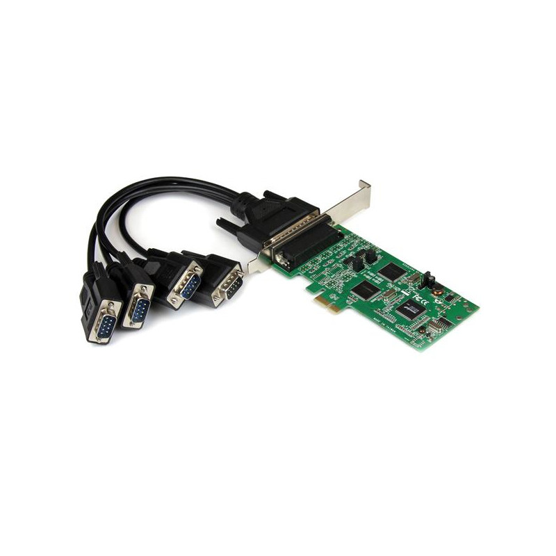 TARJETA ADAPTADORA PCI EXPRESS PCIE DE 4 PUERTOS SERIE SERIAL COMBO RS232 Y RS485 RS 422 DB9