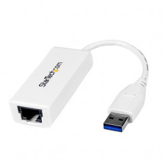 ADAPTADOR TARJETA DE RED EXTERNA NIC USB 3.0 A 1 PUERTO GIGABIT ETHERNET 1GBPS RJ45 USBA BLANCO