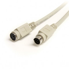 6 FT. PS/2 KEYBOARD/MOUSE EXTENSION CABLE CABLE PS/2 1,83 M BEIGE