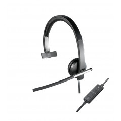 USB HEADSET MONO H650E AURICULARES ALÁMBRICO DIADEMA OFICINA/CENTRO DE LLAMADAS NEGRO, GRIS