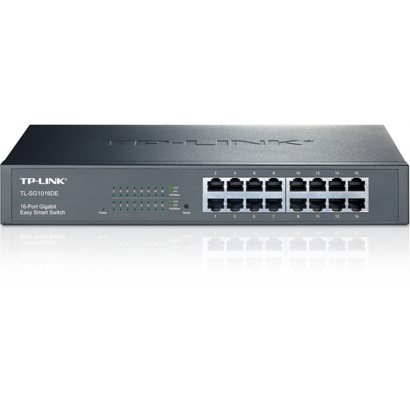 TL-SG1016DE GESTIONADO L2 GIGABIT ETHERNET (10/100/1000) NEGRO