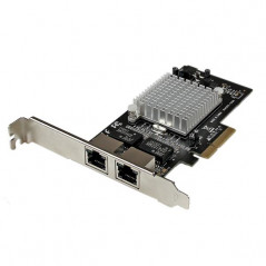 TARJETA ADAPTADOR DE RED PCI EXPRESS PCI-E GIGABIT ETHERNET CON 2 PUERTOS RJ45 CHIPSET INTEL I350