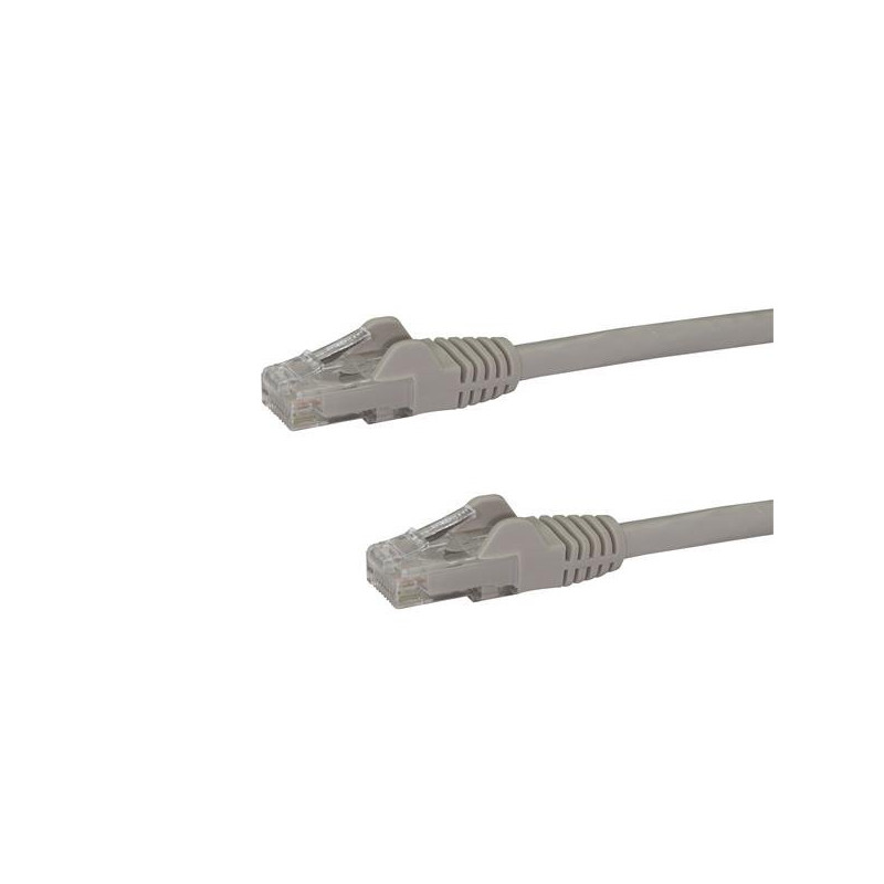 CABLE DE 3M GRIS DE RED GIGABIT CAT6 ETHERNET RJ45 SIN ENGANCHE - SNAGLESS