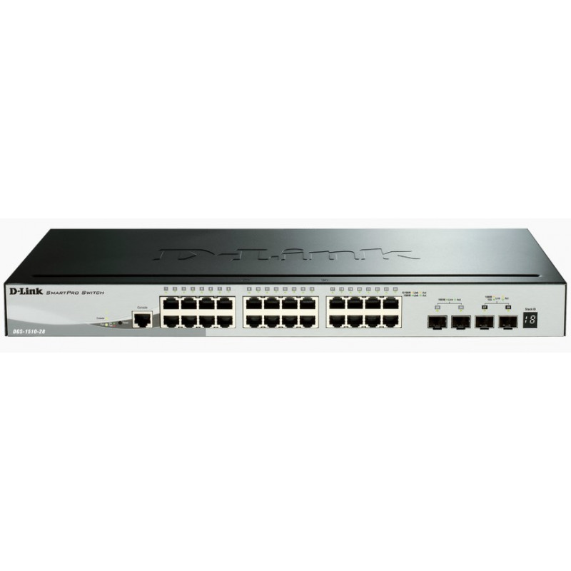 DGS-1510 GESTIONADO L3 GIGABIT ETHERNET (10/100/1000) NEGRO