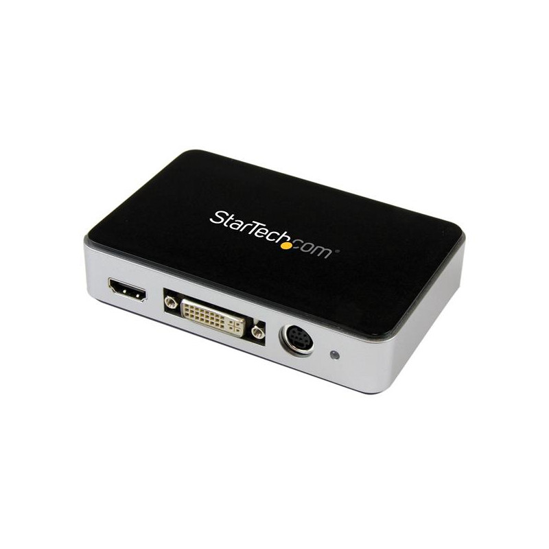 CAPTURADORA DE VÍDEO USB 3.0 A HDMI, DVI, VGA Y VÍDEO POR COMPONENTES - GRABADOR DE VÍDEO HD 1080P 60FPS