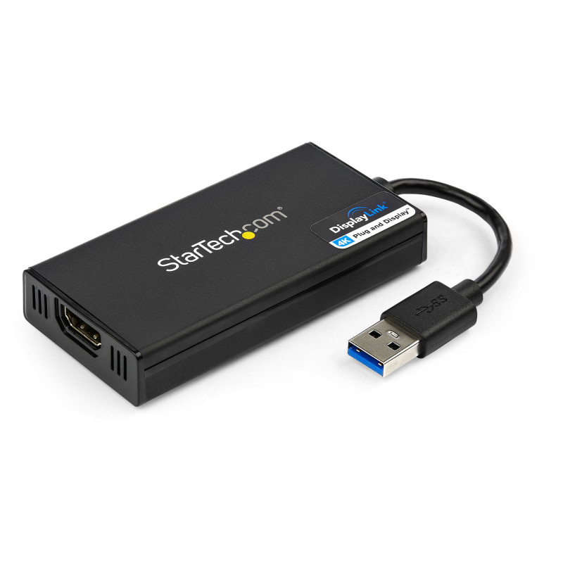 ADAPTADOR GRÁFICO EXTERNO MULTI MONITOR USB 3.0 A HDMI ULTRA HD 4K CERTIFICADO DISPLAYLINK