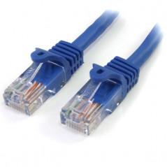 CABLE DE 1M AZUL DE RED FAST ETHERNET CAT5E RJ45 SIN ENGANCHE - CABLE PATCH SNAGLESS