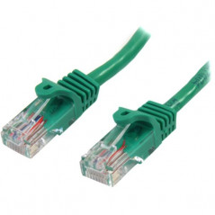 CABLE DE 2M VERDE DE RED FAST ETHERNET CAT5E RJ45 SIN ENGANCHE - CABLE PATCH SNAGLESS