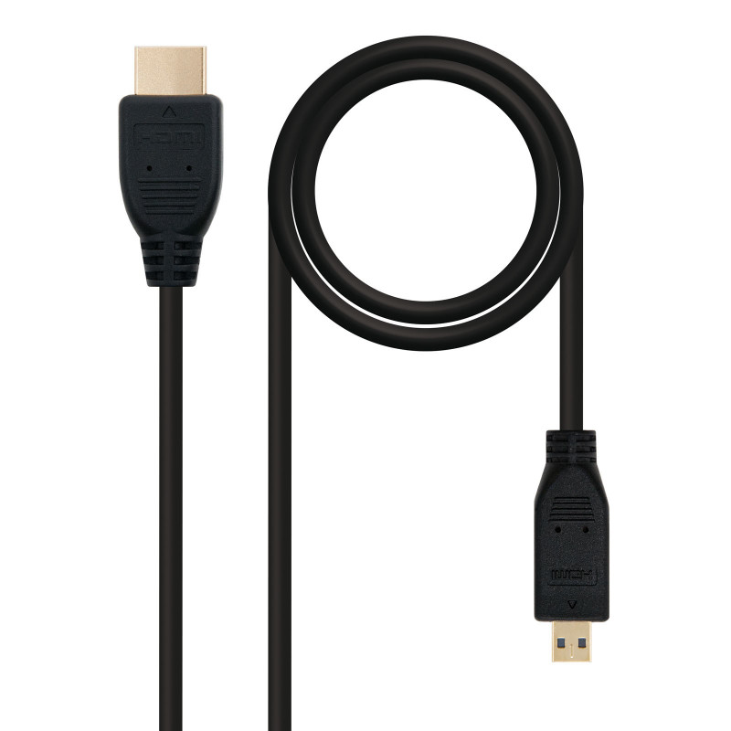 CABLE MICRO HDMI V1.4 (ALTA VELOCIDAD / HEC), A/M-D/M, 1.8 M