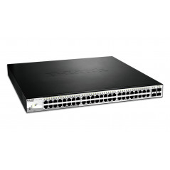 DGS-1210-52MP SWITCH GESTIONADO L2 GIGABIT ETHERNET (10/100/1000) ENERGÍA SOBRE ETHERNET (POE) 1U NEGRO