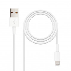 CABLE LIGHTNING IPHONE A USB 2.0, IPHONE LIGHTNING-USB A/M, 2.0 M