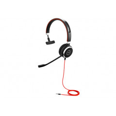 EVOLVE 40 AURICULARES ALÁMBRICO DIADEMA OFICINA/CENTRO DE LLAMADAS NEGRO, ROJO, PLATA