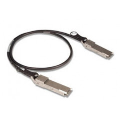 1M, QSFP+ CABLE DE FIBRA OPTICA QSFP+ NEGRO