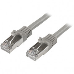 CABLE DE 3M DE RED CAT6 ETHERNET GIGABIT BLINDADO SFTP - GRIS