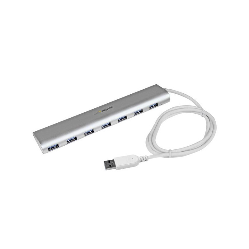 CONCENTRADOR USB 3.0 DE 7 PUERTOS - HUB CON CABLE INCORPORADO