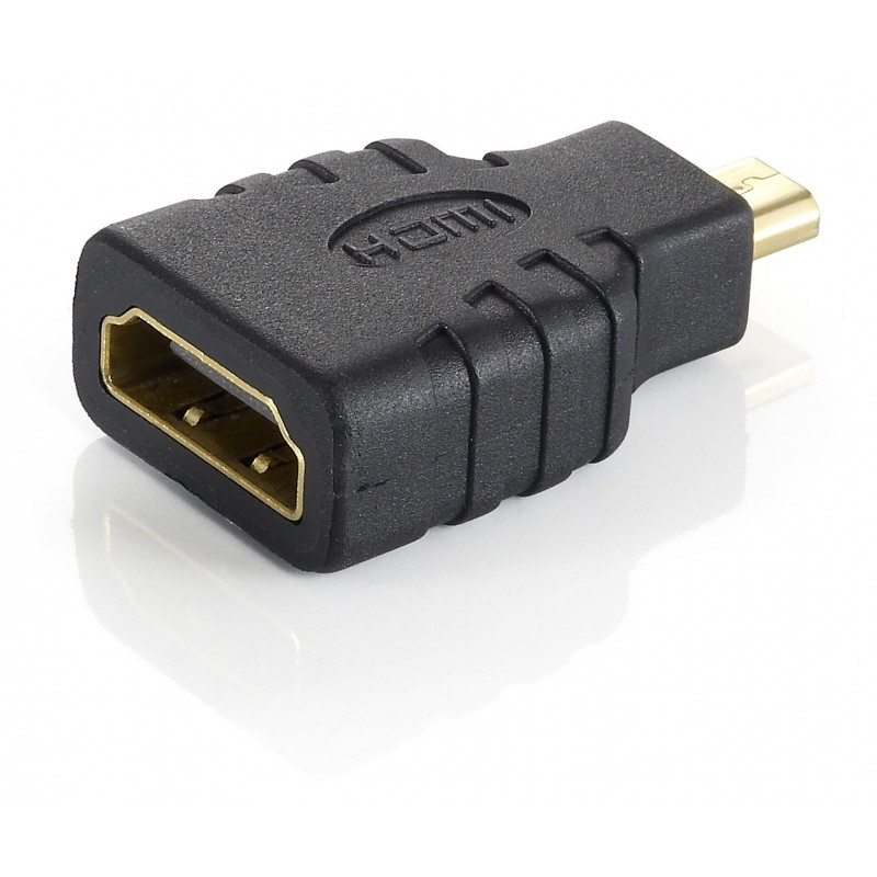 118915 CABLE GENDER CHANGER MICROHDMI HDMI NEGRO