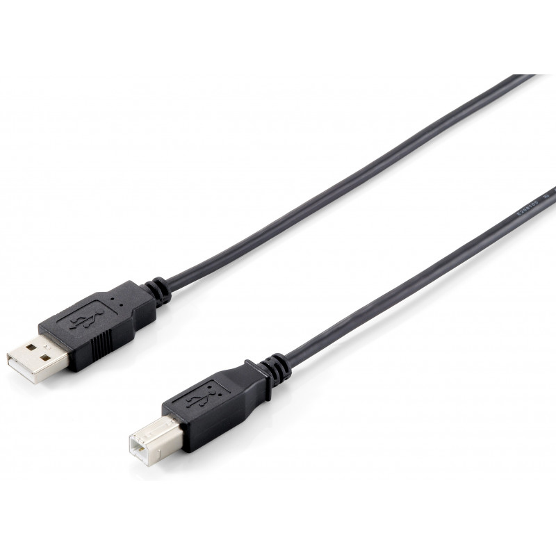 128860 CABLE USB 1,8 M USB 2.0 USB A USB B NEGRO