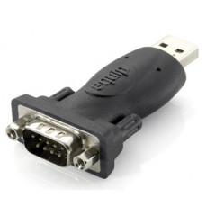 133382 CABLE GENDER CHANGER USB A RS-232 NEGRO