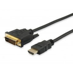 119322 ADAPTADOR DE CABLE DE VÍDEO 2 M HDMI DVI-D NEGRO