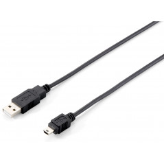 128521 CABLE USB 1,8 M USB 2.0 USB A MINI-USB B NEGRO