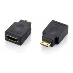 118914 CABLE GENDER CHANGER HDMI A HDMI C NEGRO